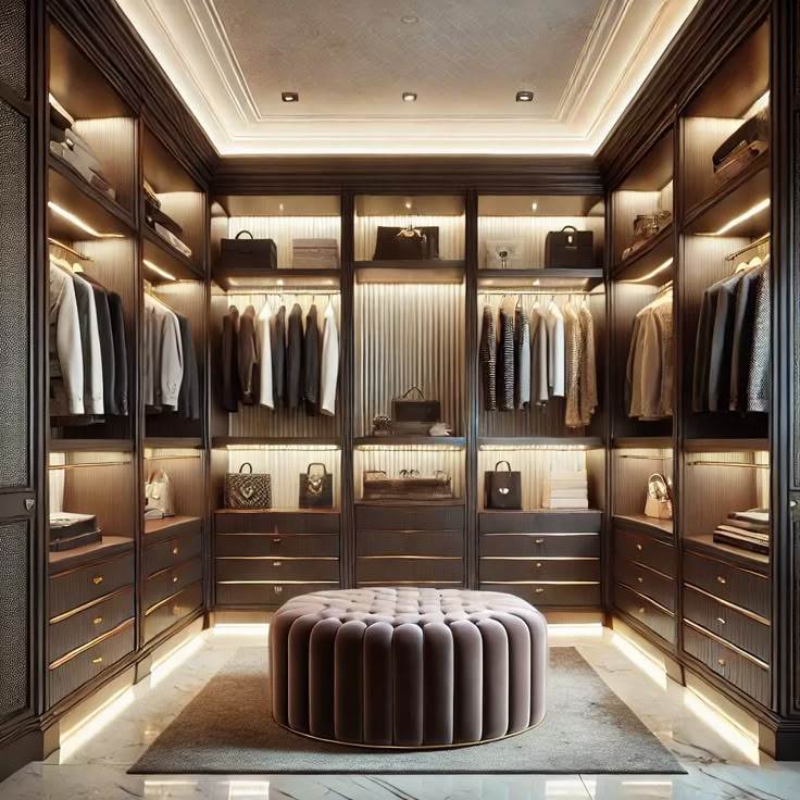 Tủ quần áo hình chữ U