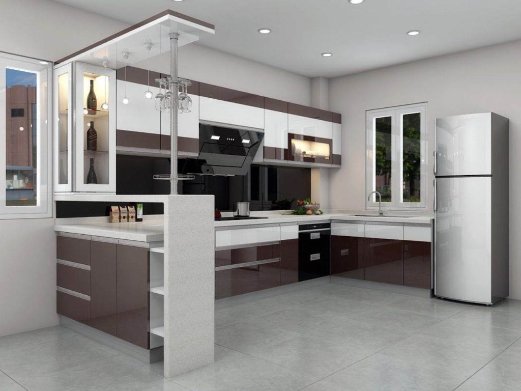 Chọn Màu Kính Cho Tủ Bếp Nhôm Kính Theo Phong Thủy