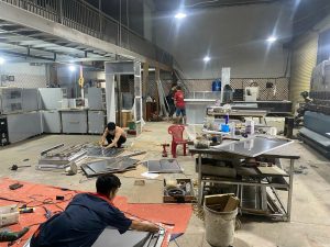 Tủ Bếp Nhôm Hợp Kim