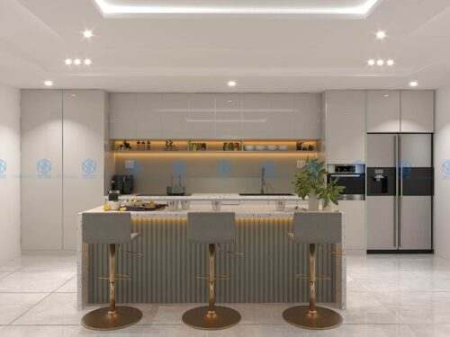 tủ bếp hợp kim nhôm cao cấp