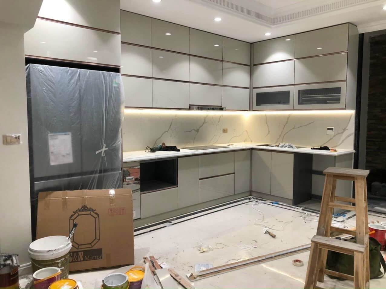 tủ bếp nhôm cao cấp