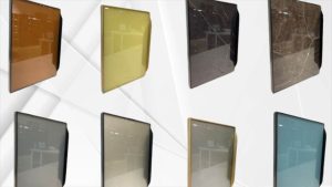 Tủ Bếp Nhôm Cánh Kính