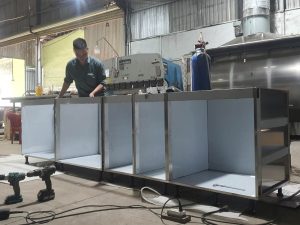 Tủ Bếp Inox Cánh Laminate