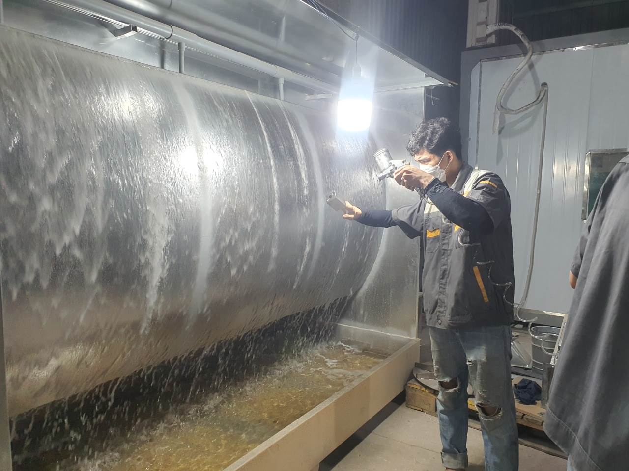 Tủ bếp nhôm kính