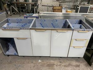 Tủ Bếp Inox Cánh Laminate