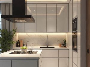 Tủ Bếp Inox Có Bàn Đảo