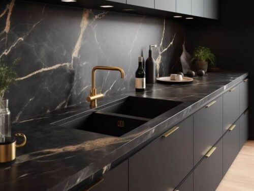 Tủ Bếp Inox Cánh Laminate