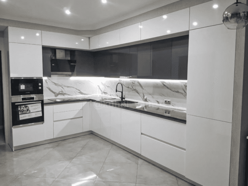 Tủ bếp Inox cánh Acrylic