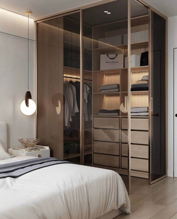 Tủ Quần Áo Cánh Kính Lùa 2 Cánh