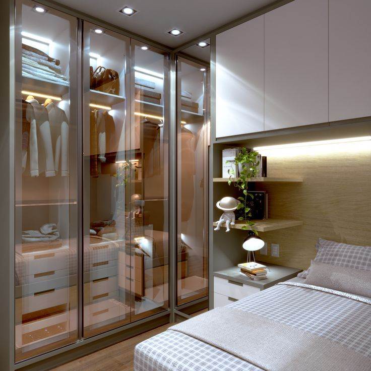 u tủ quần áo cánh kính khung nhôm