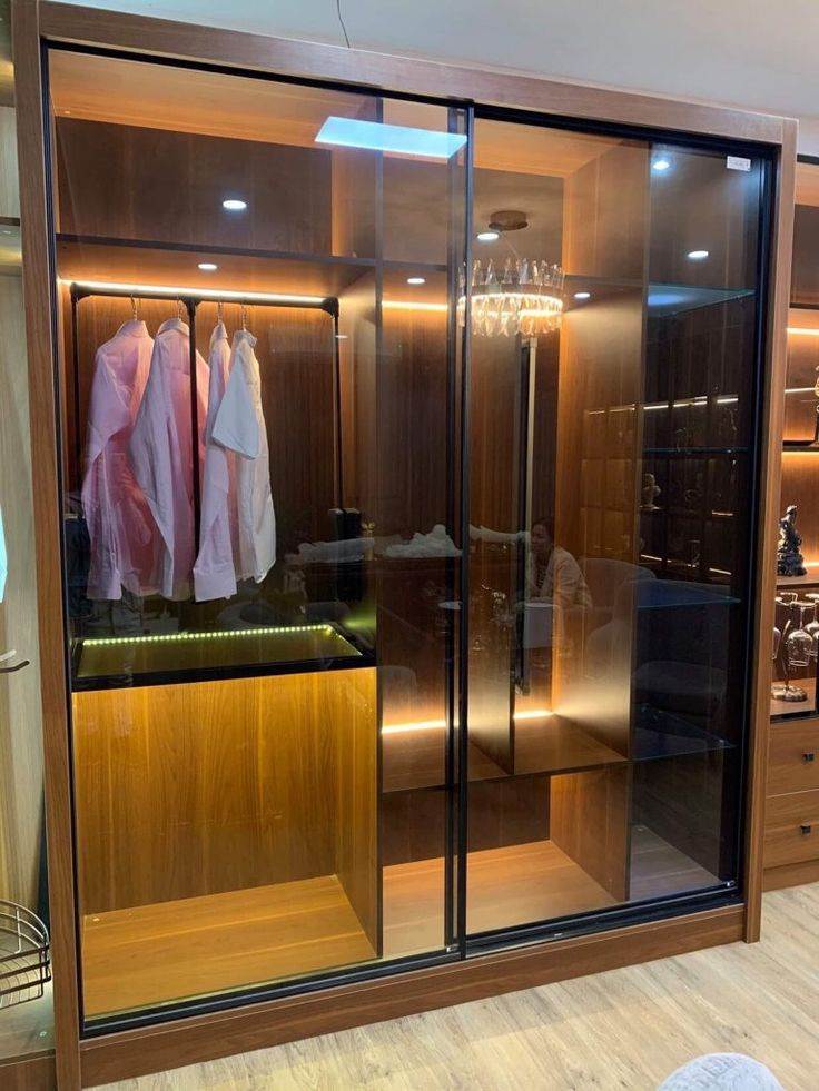 Tủ quần áo cánh kính khung nhôm