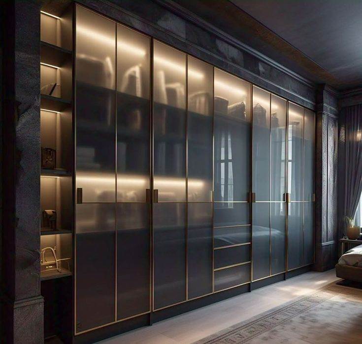 Tủ Quần Áo Cánh Kính Khung Nhôm