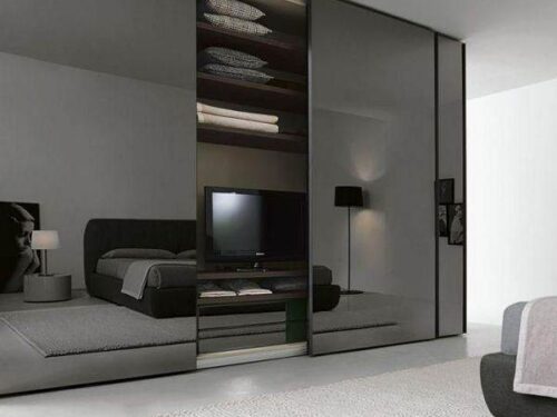 tủ quần áo nhôm cửa lùa