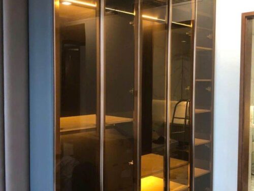 Tủ Quần Áo Nhôm Cánh Mở