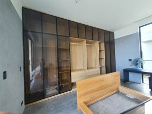 Tủ Quần Áo Nhôm Hợp Kim Cánh Kính