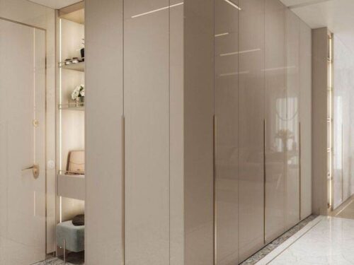  Tủ Quần Áo Gỗ Ép Phủ Acrylic