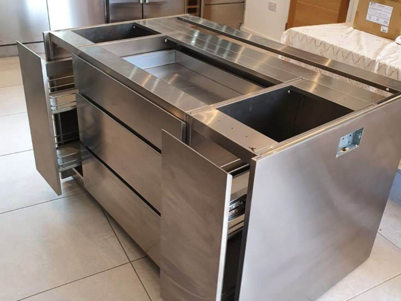 Bàn Đảo Bếp Rời Inox 304