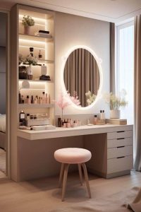 Bàn Trang Điểm Có Đèn LED
