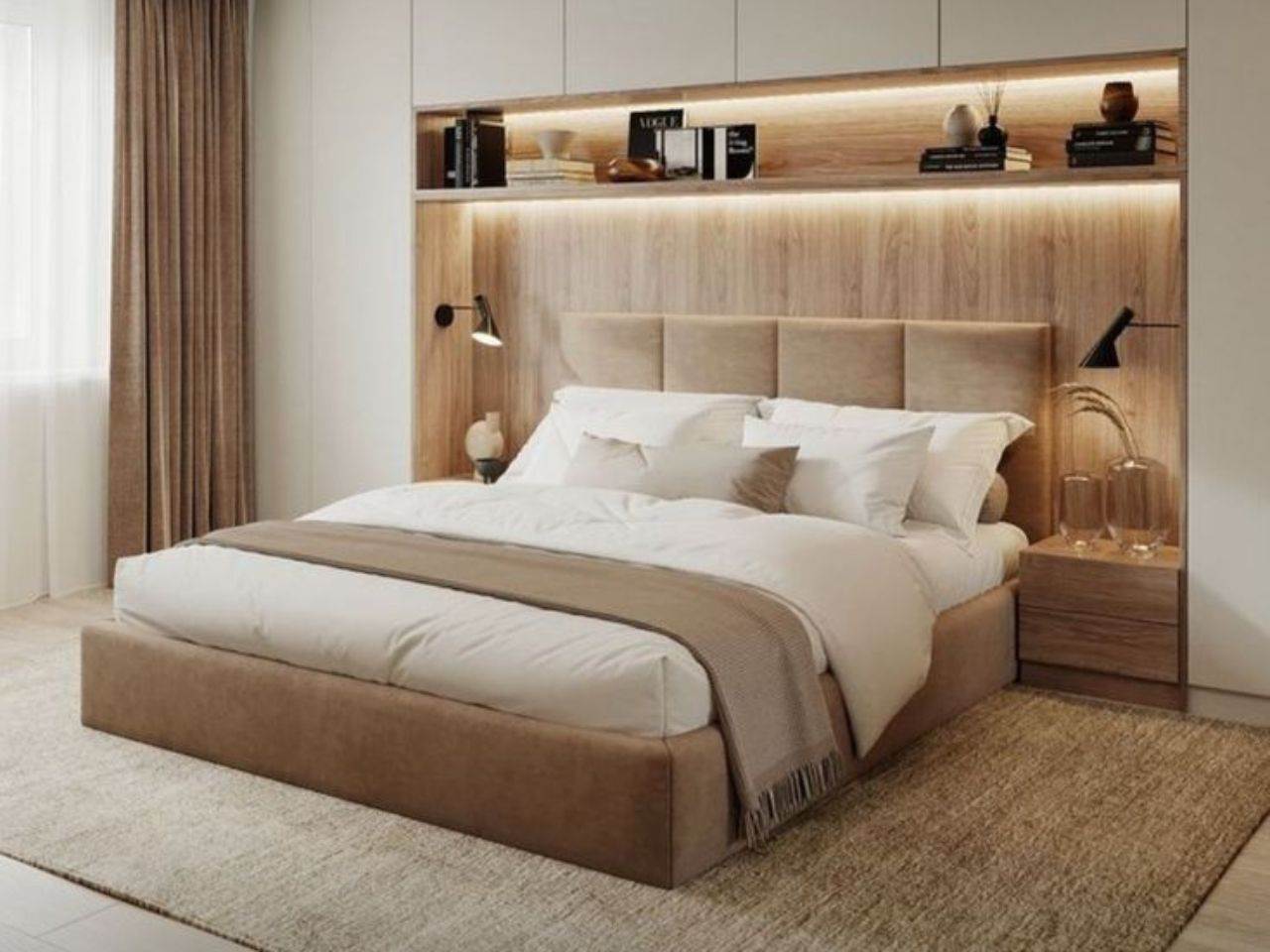 Giường Ngủ Gỗ Công Nghiệp Phủ Laminate