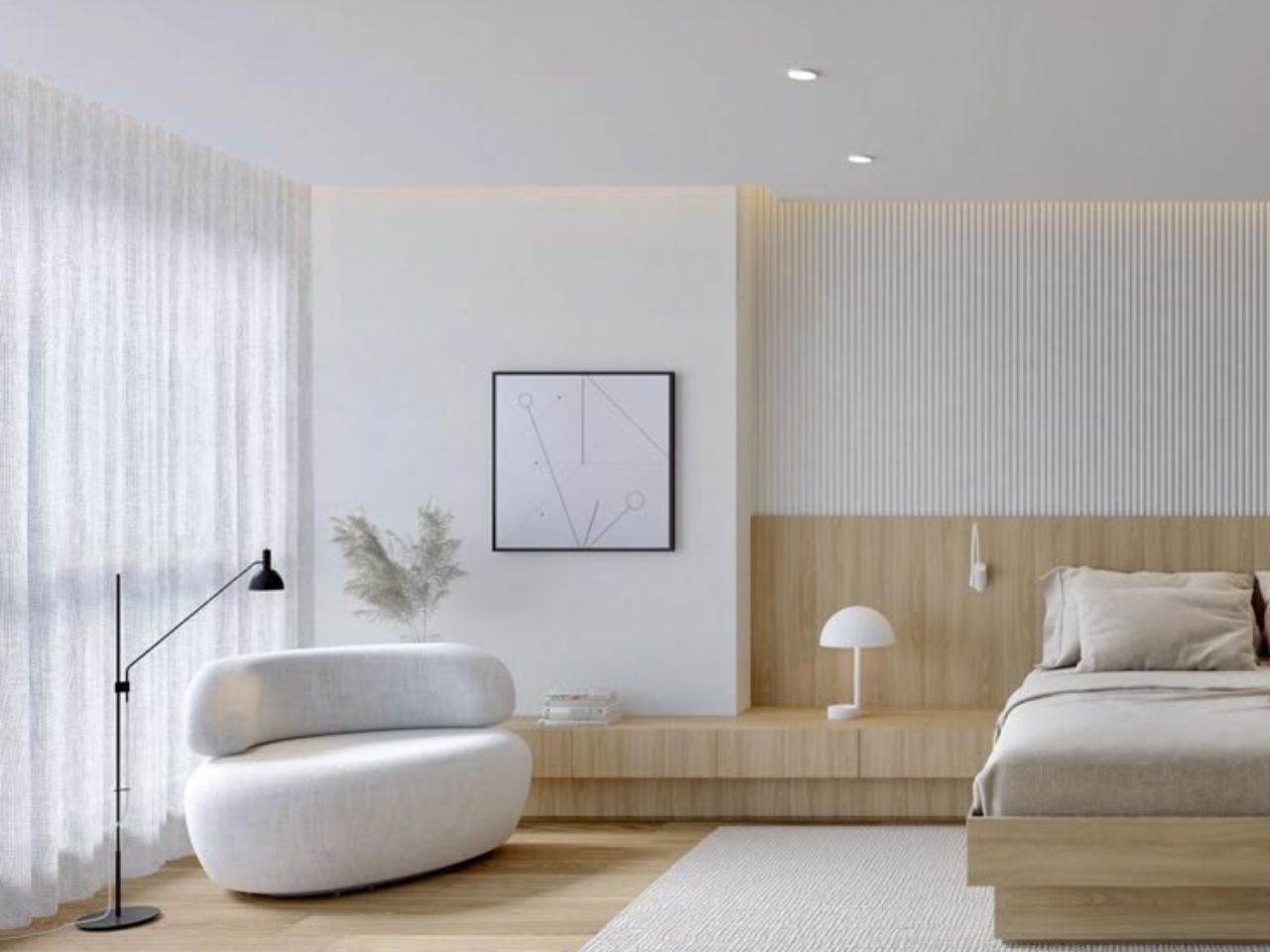 Giường Ngủ Gỗ Công Nghiệp Phủ Laminate