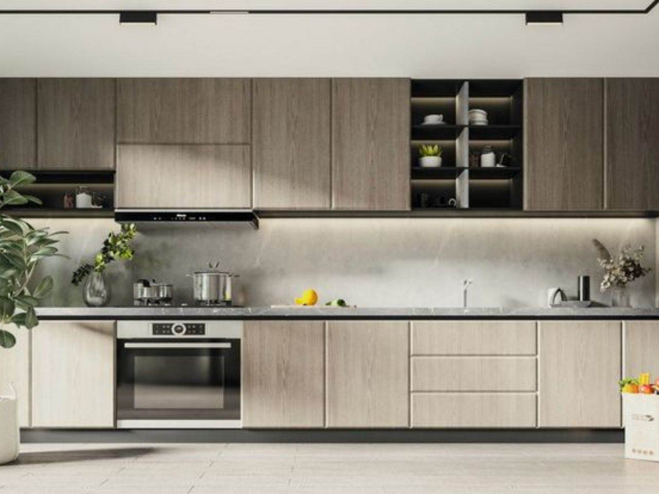 Tủ Bếp Gỗ Nhựa Composite