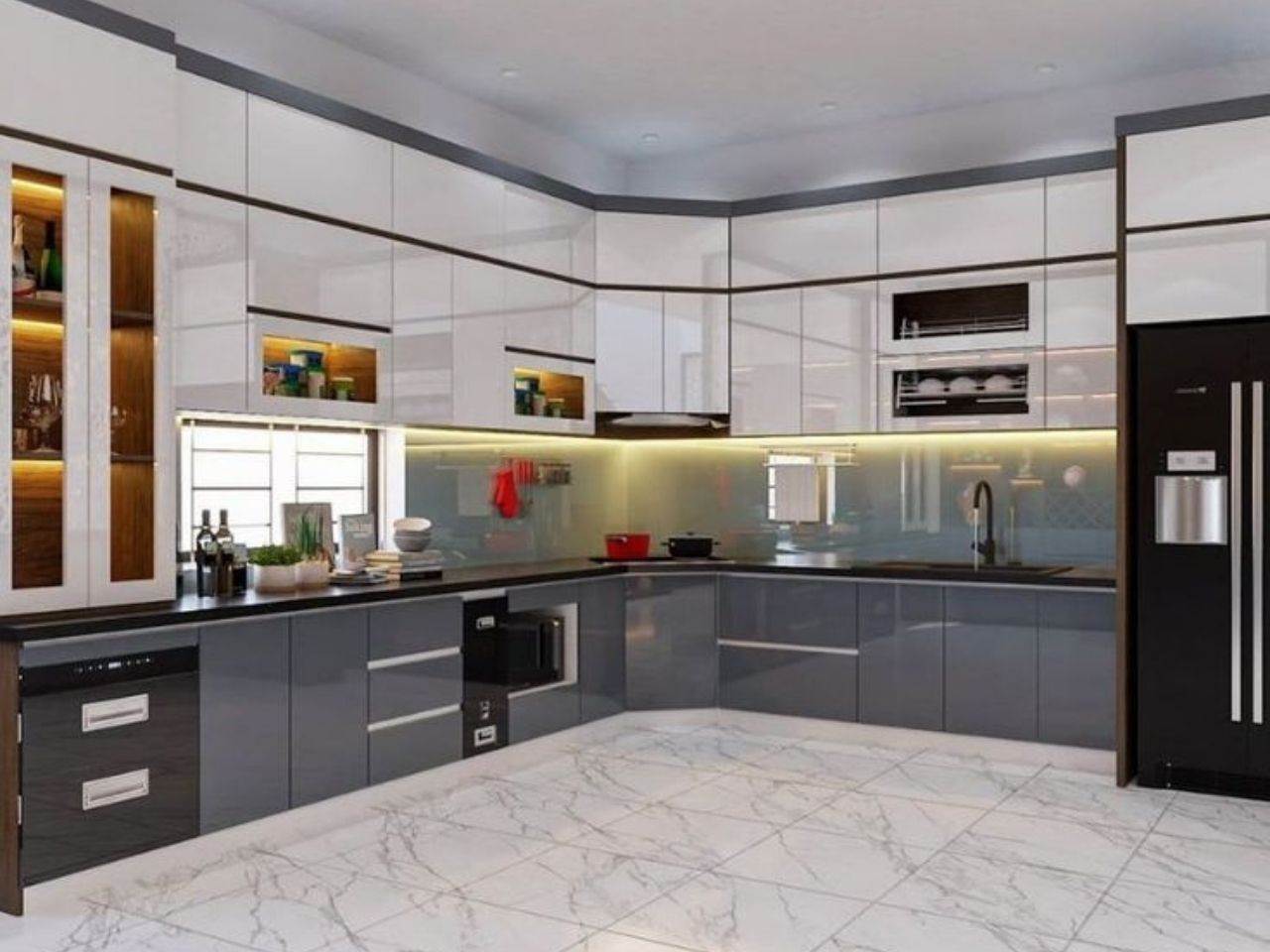 Tủ Bếp Nhựa An Cường