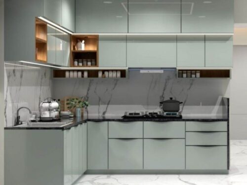 tủ bếp nhựa PVC