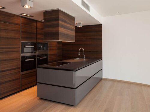 Tủ bếp picomat phủ laminate