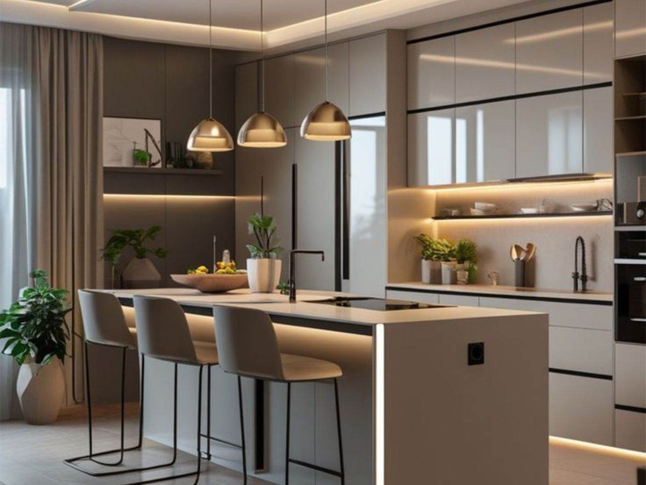 Tủ Bếp Nhựa Acrylic An Cường