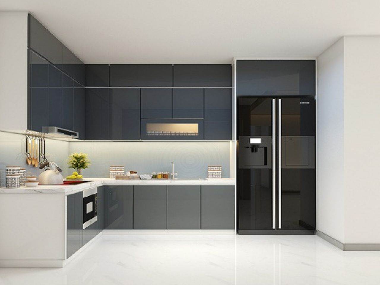 tủ bếp nhựa đài loan