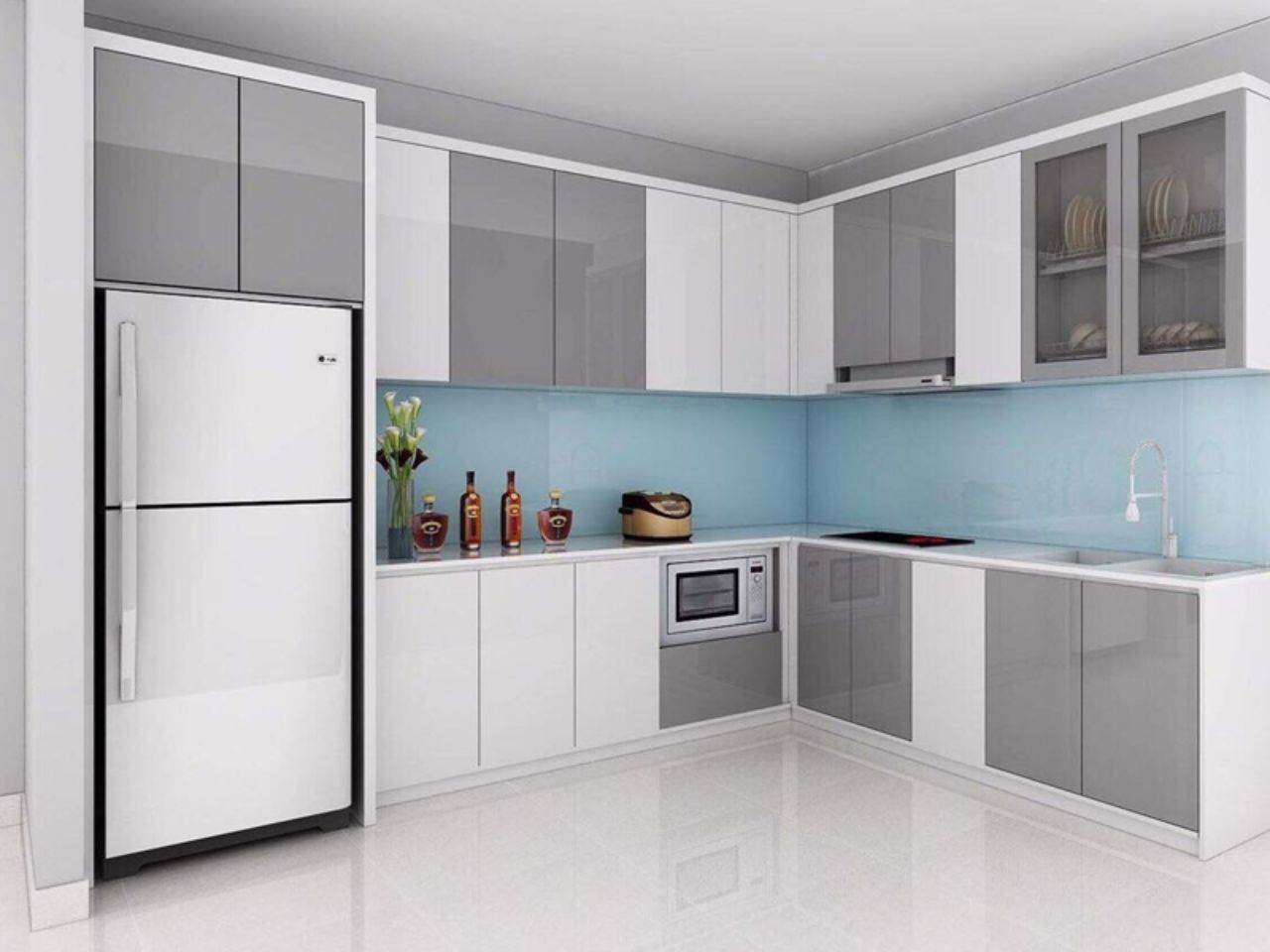 tủ bếp nhựa đài loan