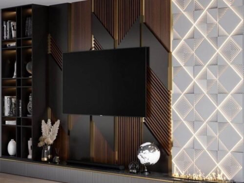 Vách Tivi Tân Cổ Điển