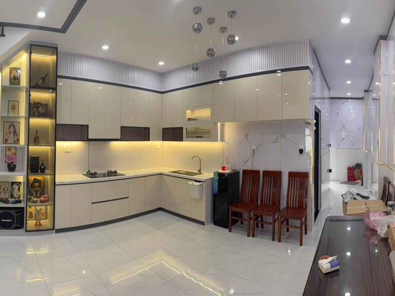 Tủ Bếp Inox 304 Hệ Hai Lớp